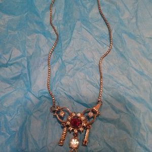 Vintage necklace Gold color